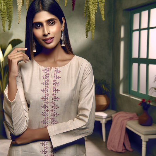 Effortless Style: Minimalist Chikankari Kurtas for Women for Daily Wear