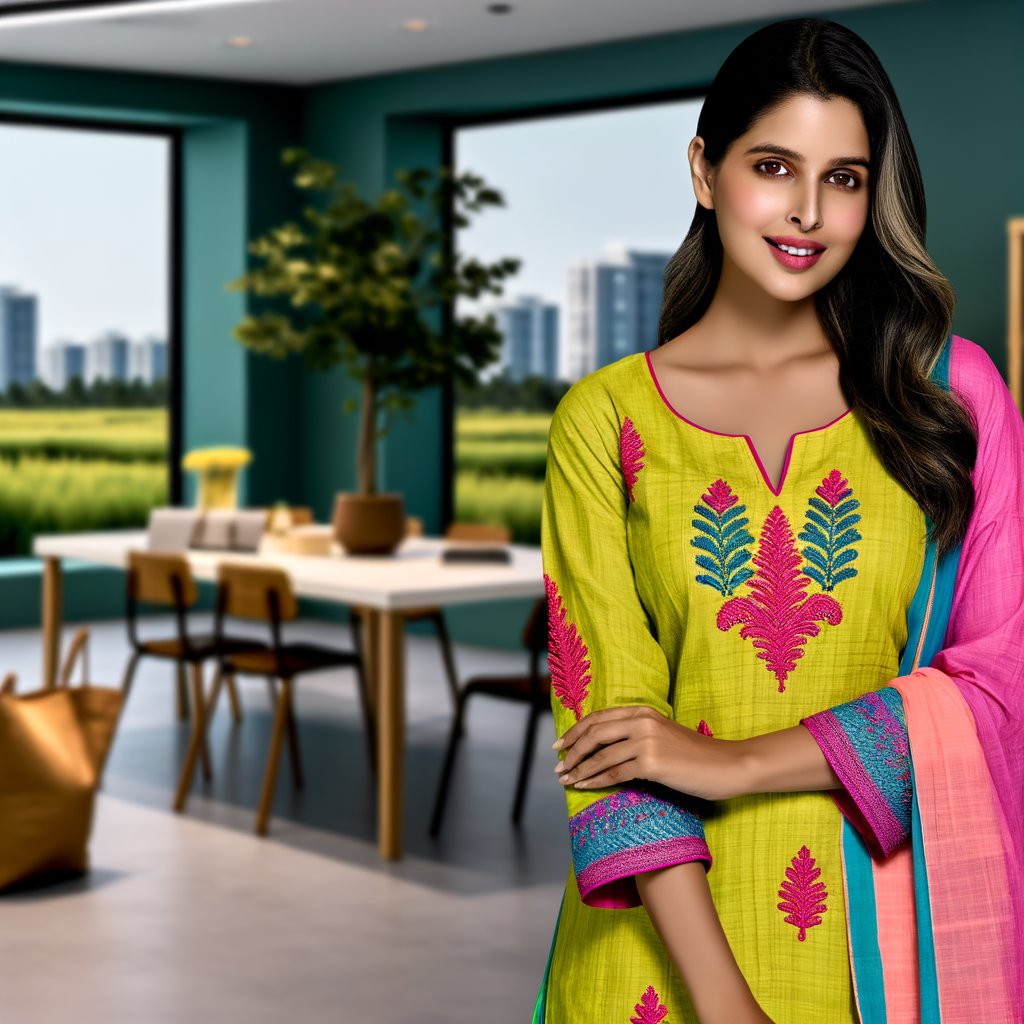 Monday Motivation: Brighten Your Week with a Colorful Chikankari Kurta
