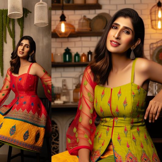Festive Colors: Embracing Vibrant Hues with Chikankari for the Celebration Season
