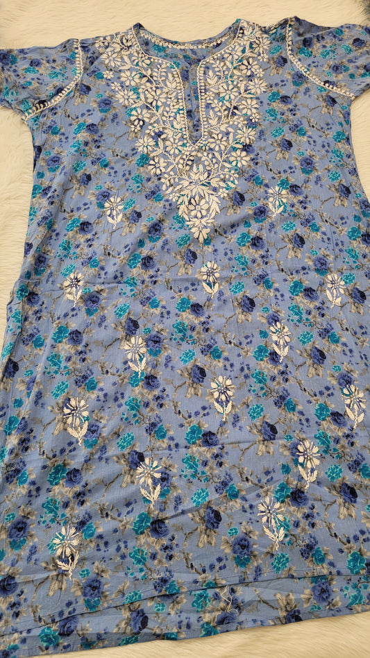 Suhani floral mal mal - The Chikan Store