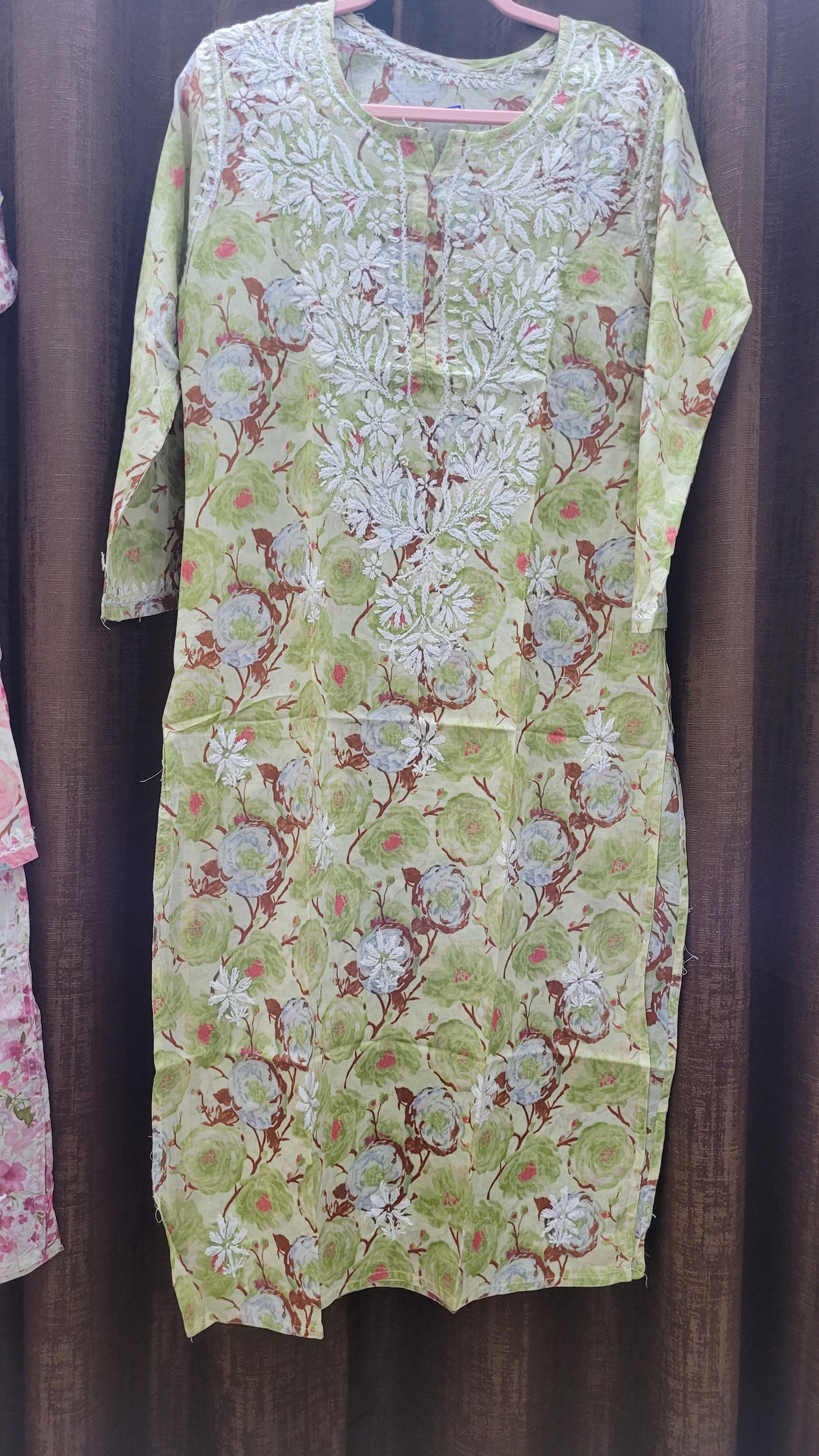 Mahira floral kurtis - The Chikan Store