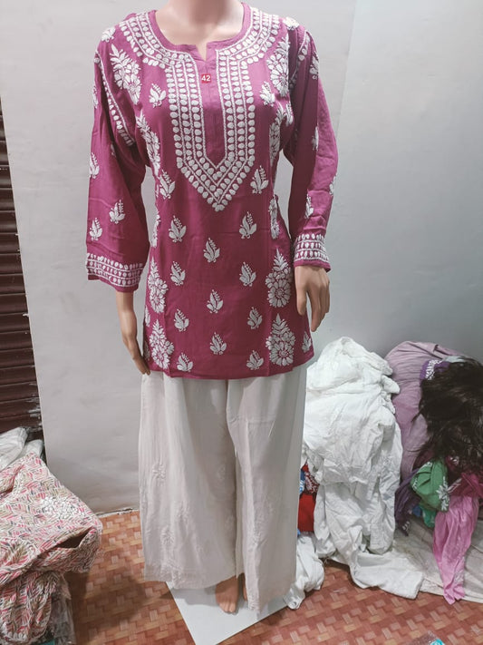Roshni Modal Short kurtis - The Chikan Store