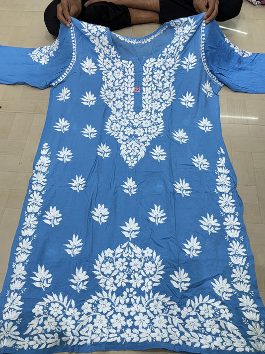 Falguni Premium Modal Straight Kurtis - The Chikan Store