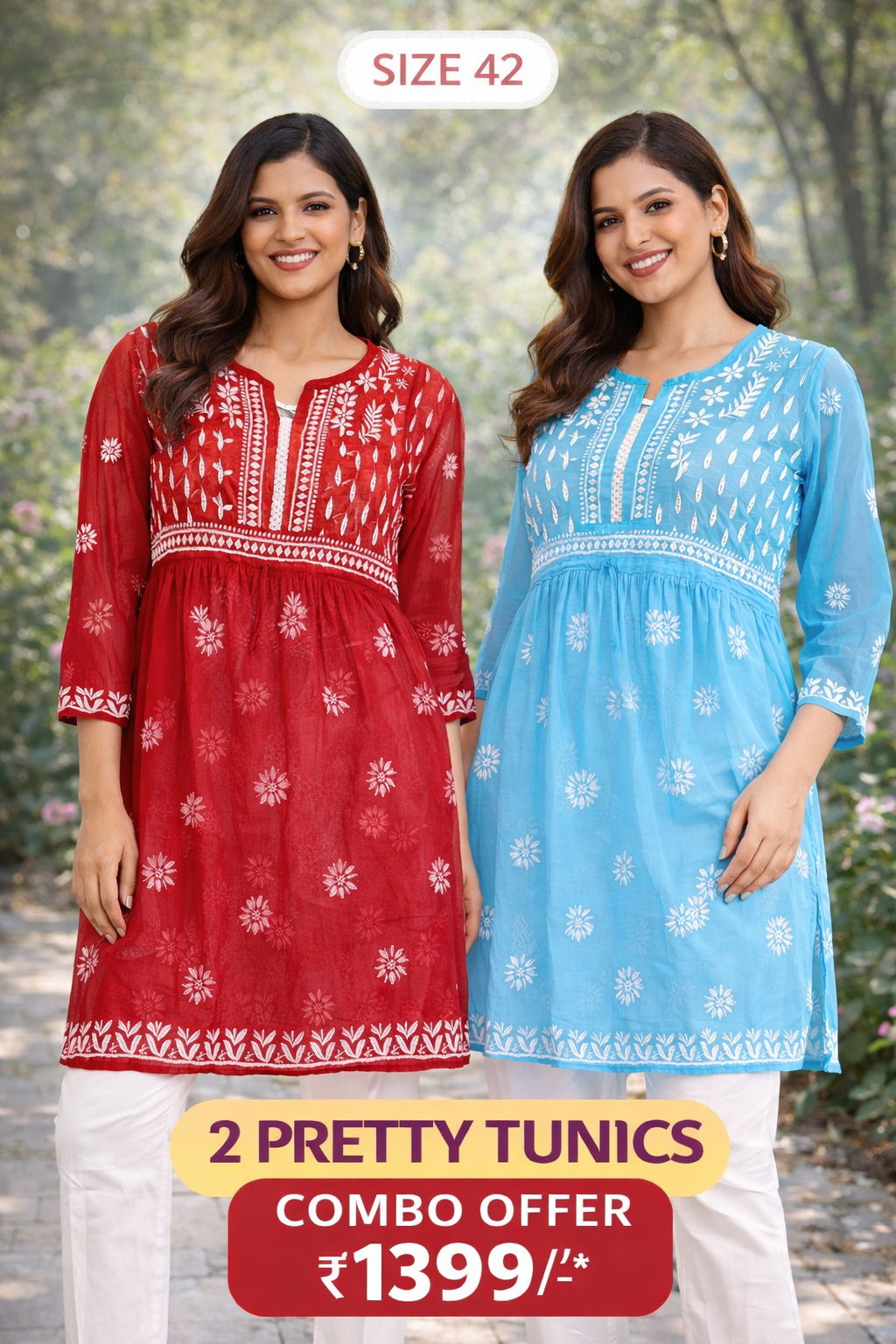 Mahima short Kurt’s - The Chikan Store