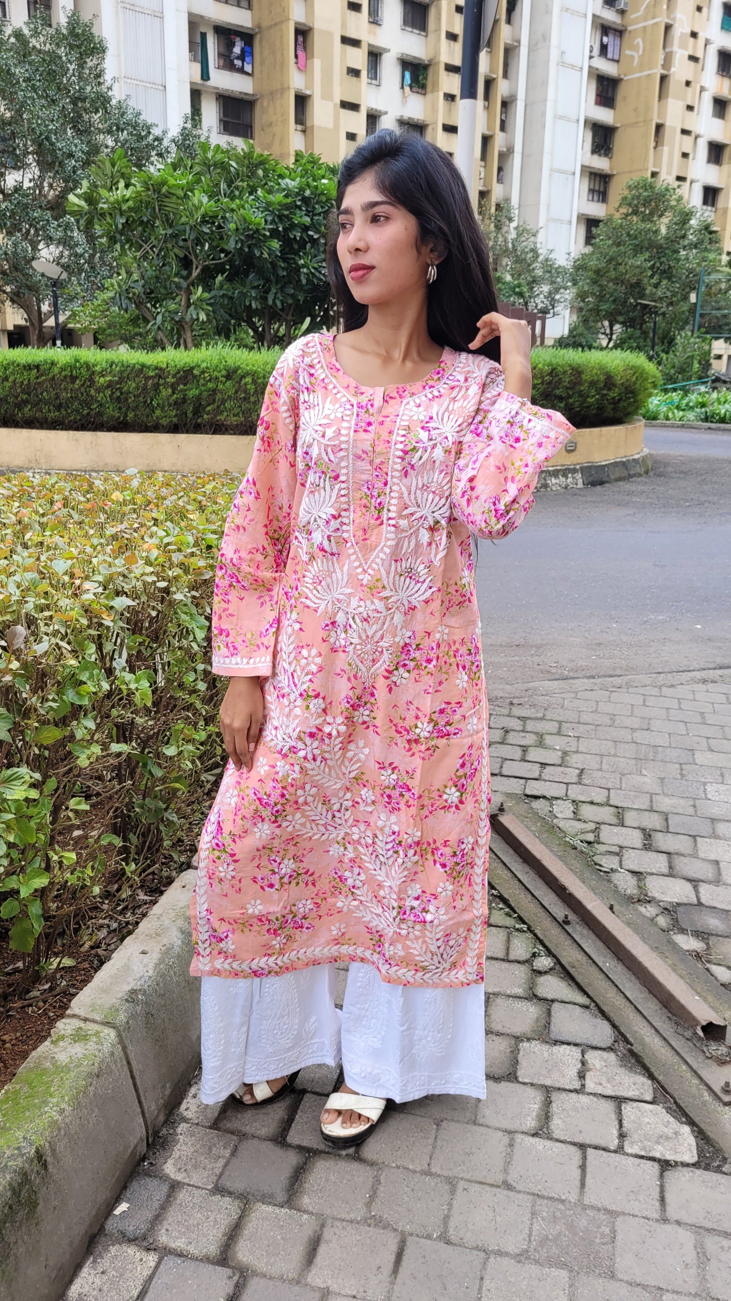 Anr malmal kurtis - The Chikan Store
