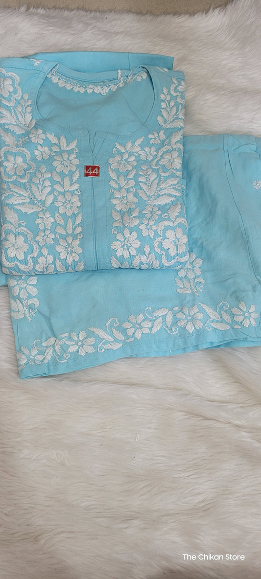 Sahiba Modal Plazzo sets - The Chikan Store