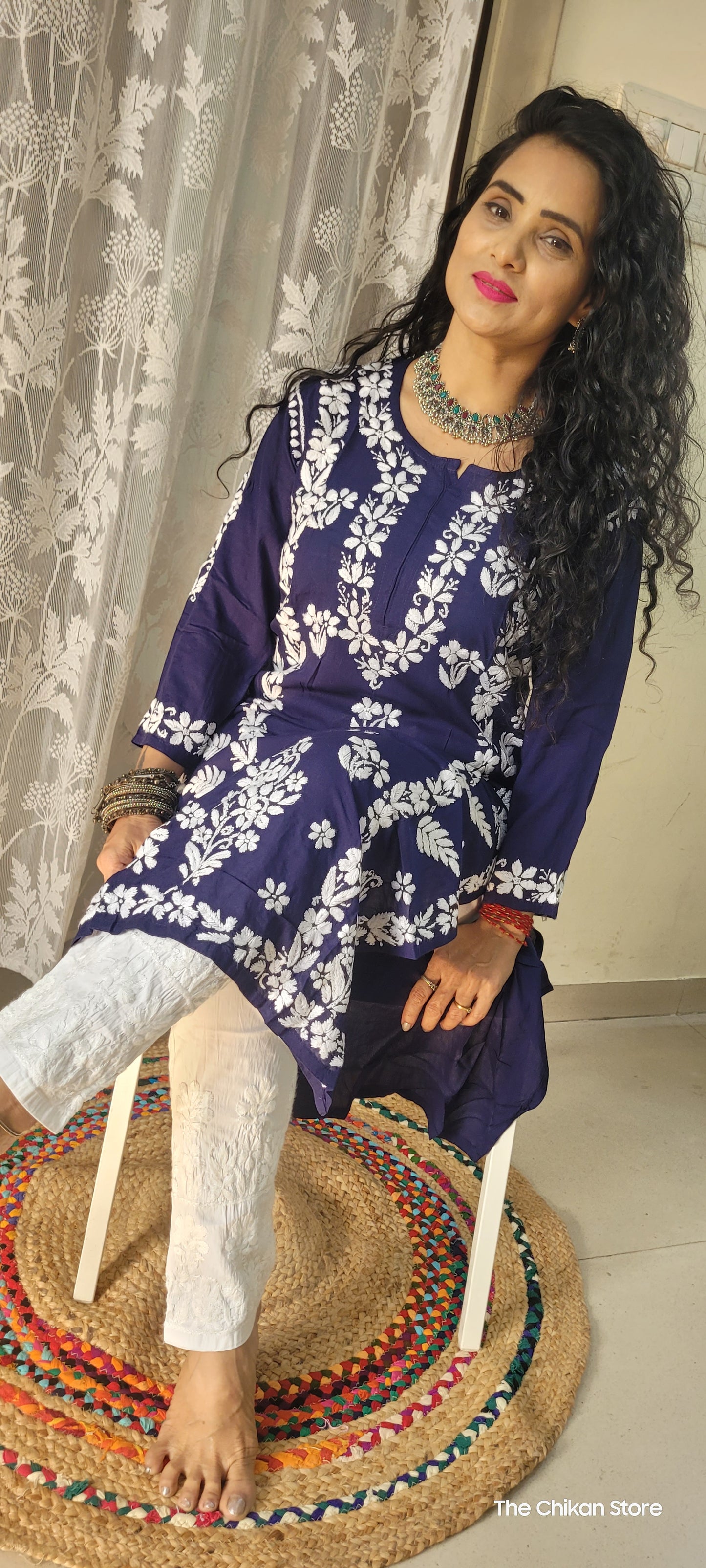 Kiara Modal kurtas - The Chikan Store