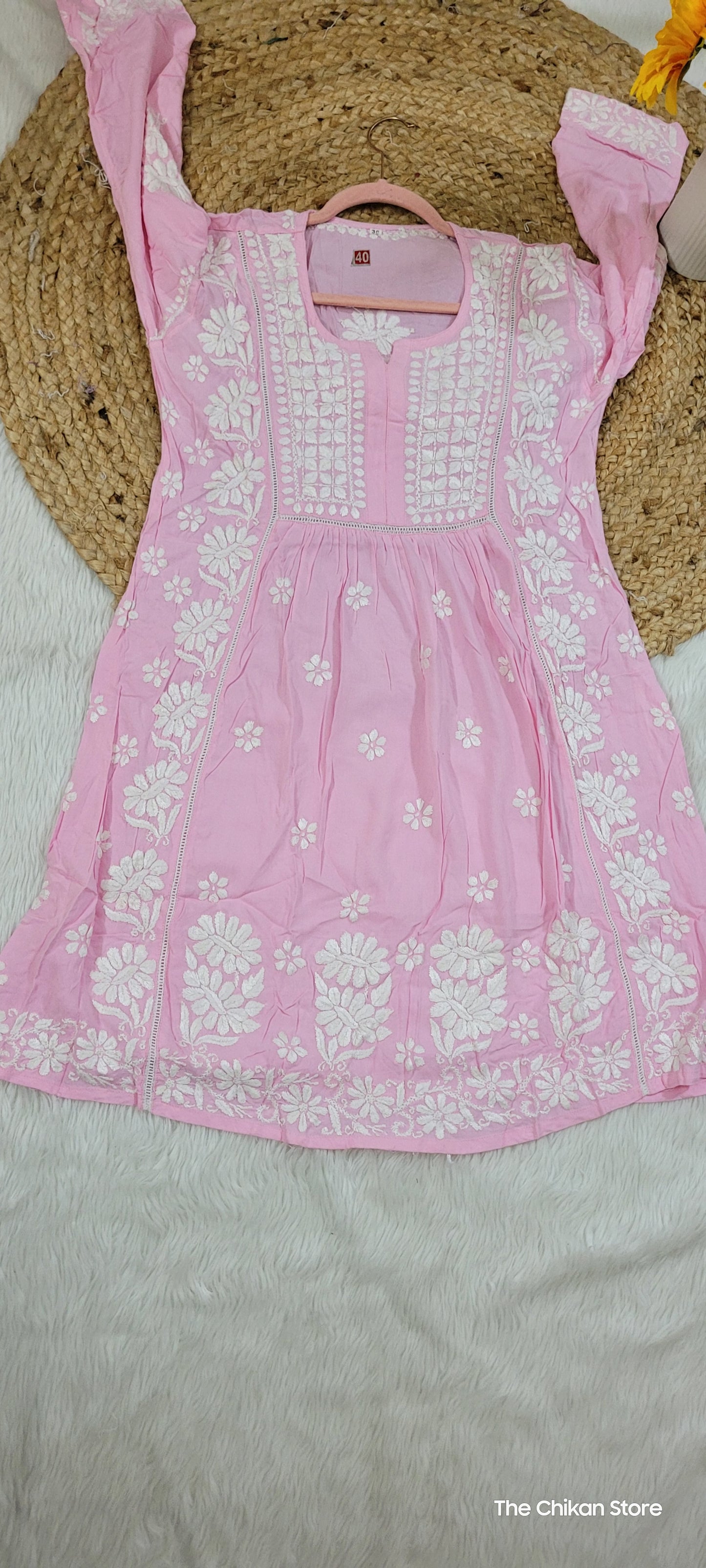 Saanjh kurta - The Chikan Store