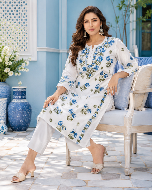 Gulbahar floral - The Chikan Store