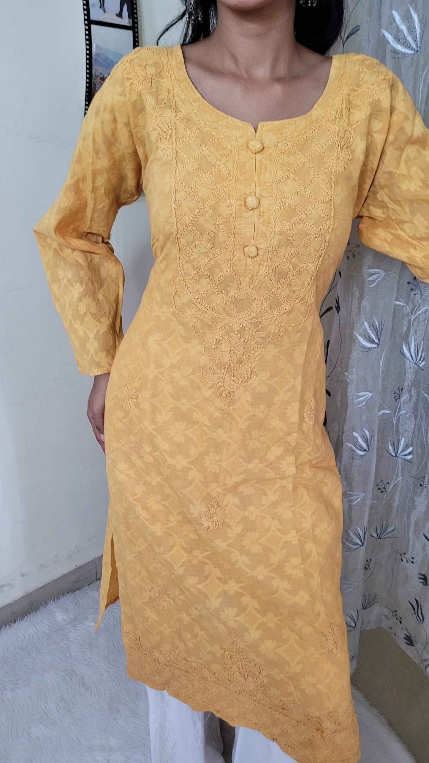 Cotton kurtis - The Chikan Store