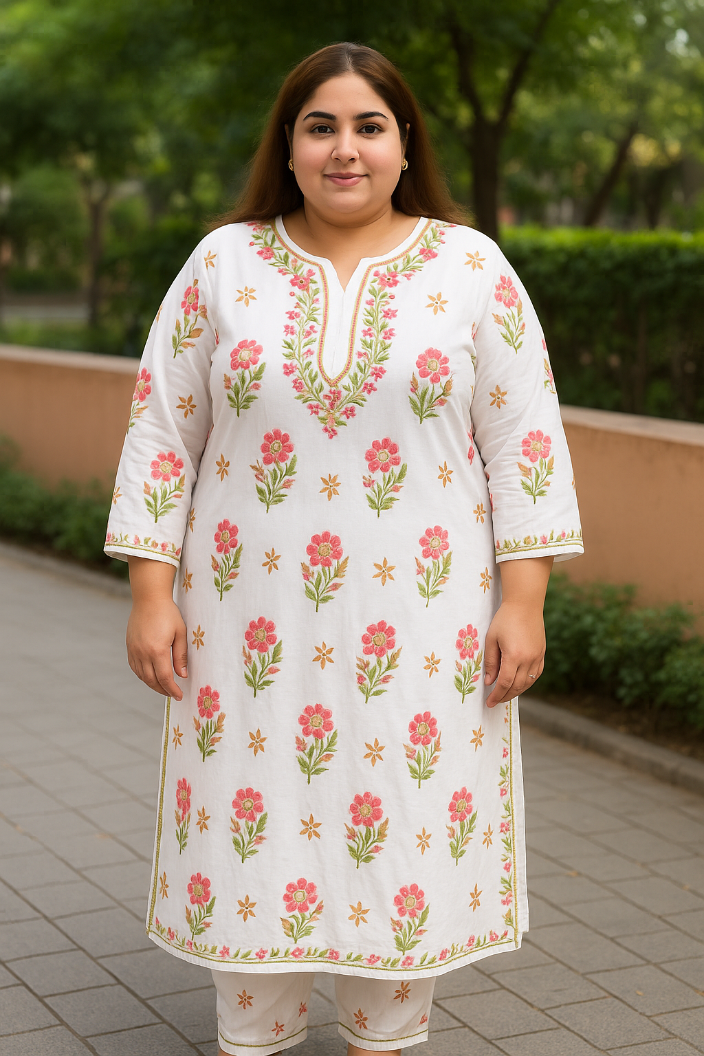 Gulabi noor - The Chikan Store