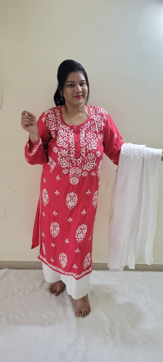 Parinita long kurtis - The Chikan Store