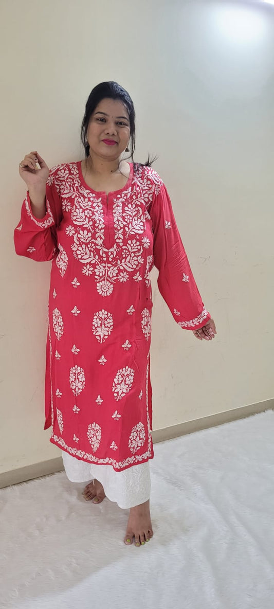 Parinita long kurtis - The Chikan Store