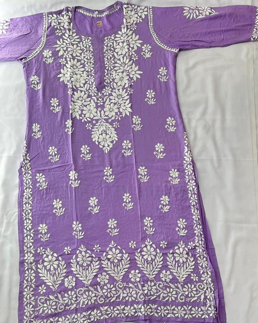 Plus size modal kurtis - The Chikan Store