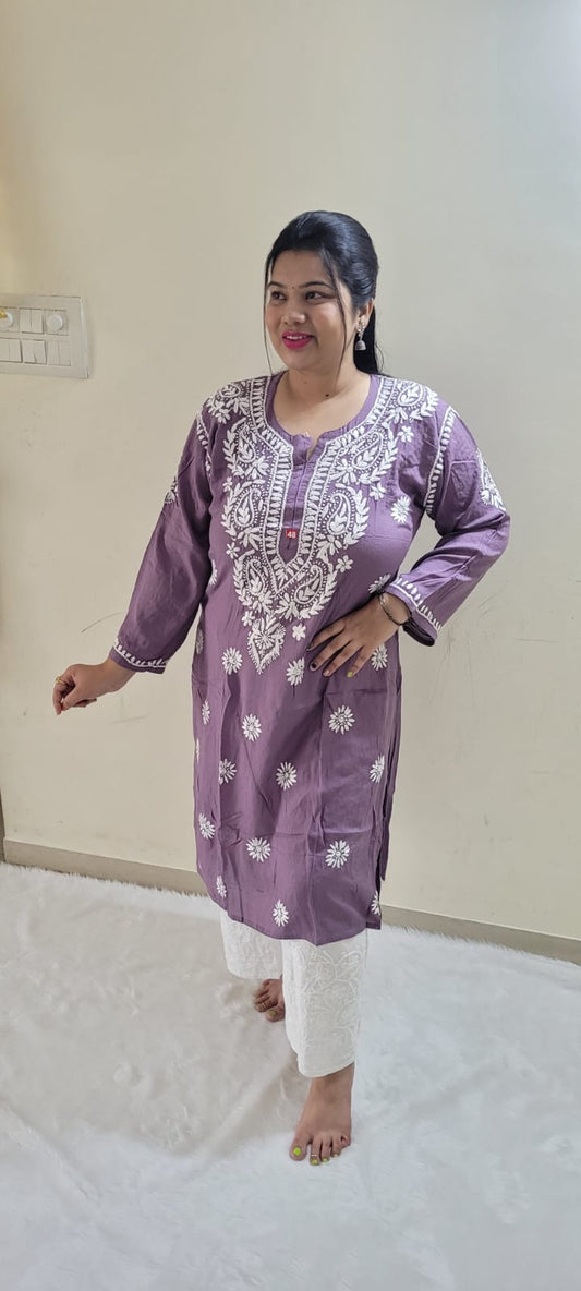 Mariyam modal kurtis - The Chikan Store