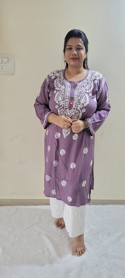 Mariyam modal kurtis - The Chikan Store