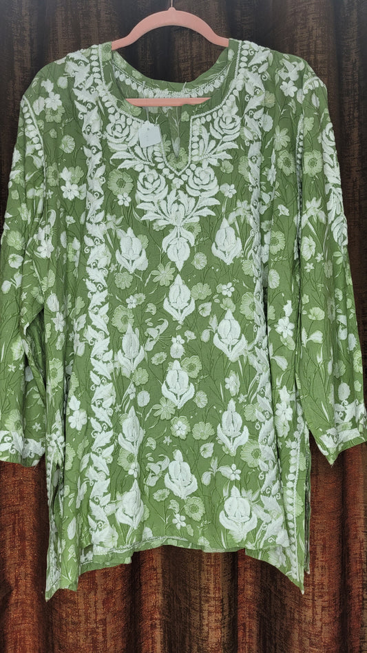 Shura short kurtis - The Chikan Store