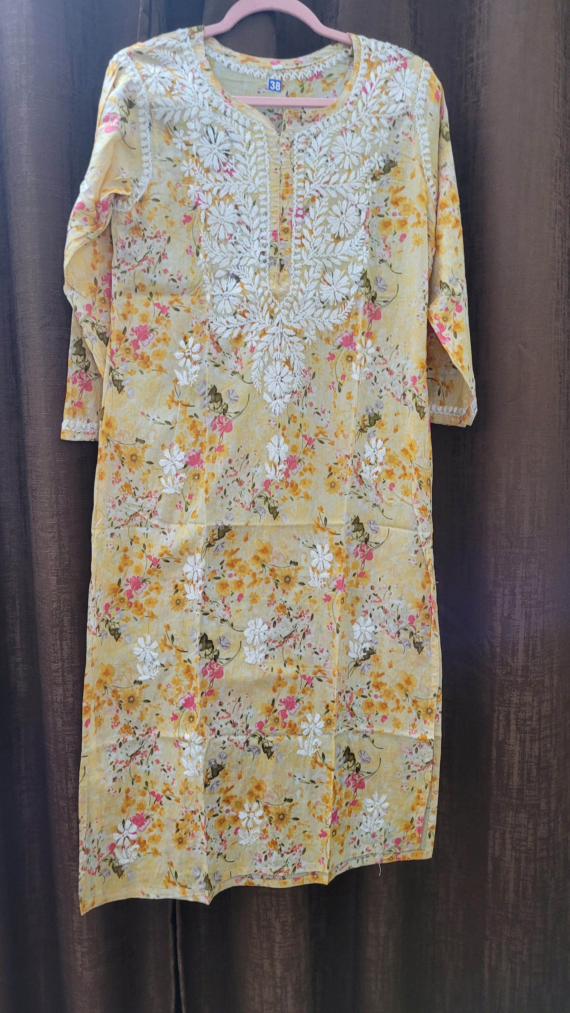 Mahira floral kurtis - The Chikan Store