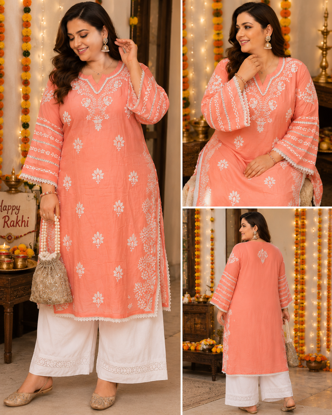 Kashiwa kurta plus size