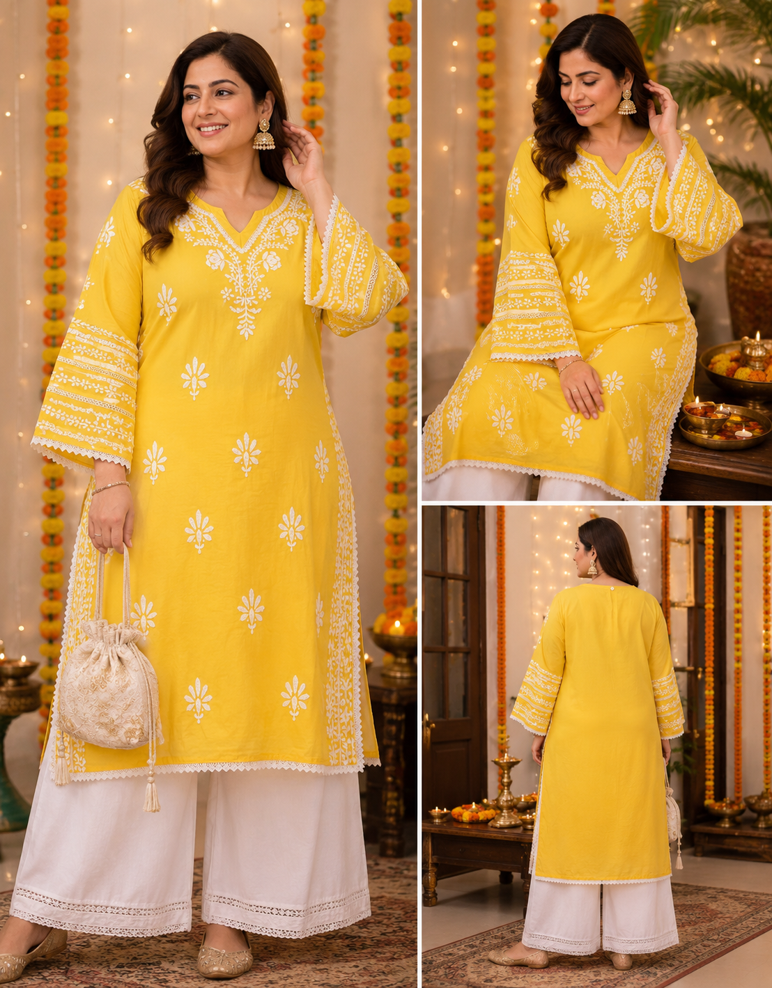 Kashiwa kurta plus size