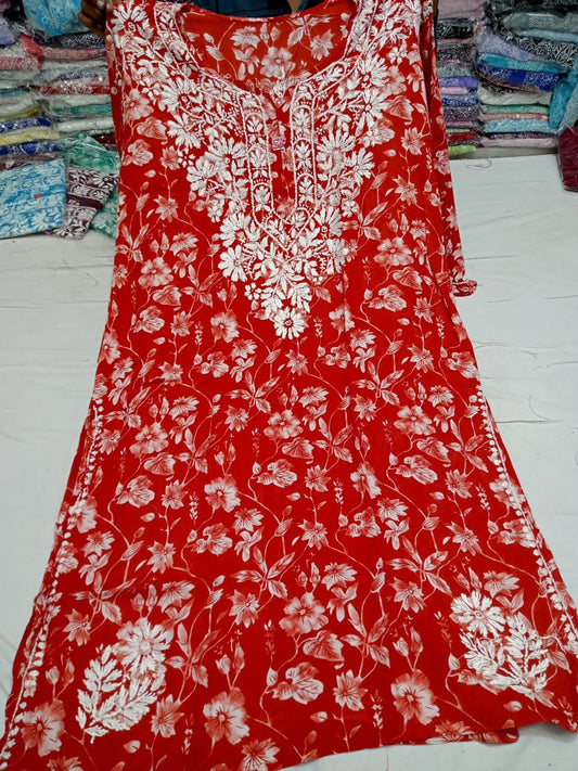 Sufi  modal kurtis - The Chikan Store