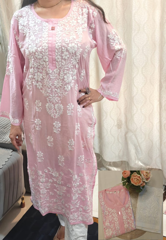 Sarah modal kurti - The Chikan Store