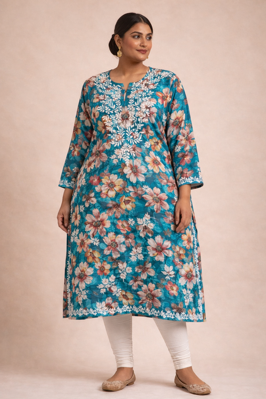 Nororahi plus size Lucknowi Kurti’s
