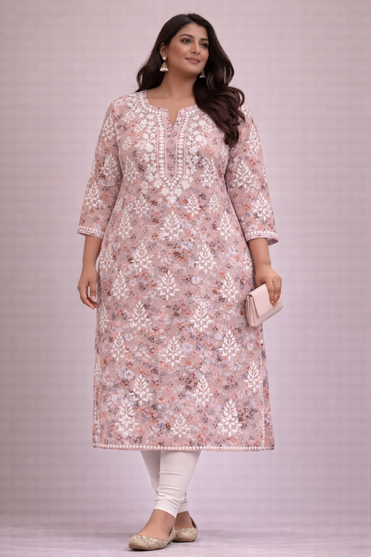 Meerahi Plus size floral Kurti’s
