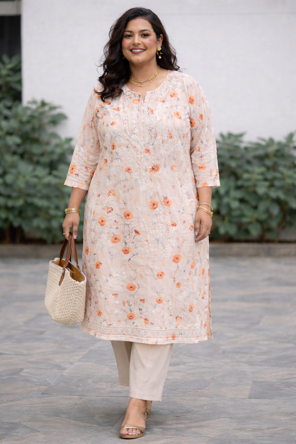 Sajal plus size Mal Mal Kurti’s