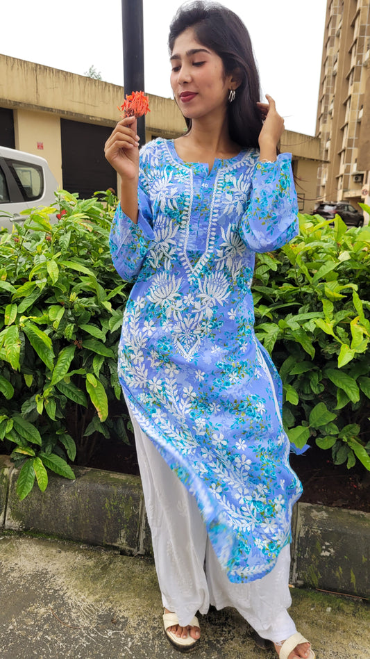 Anr malmal kurtis - The Chikan Store