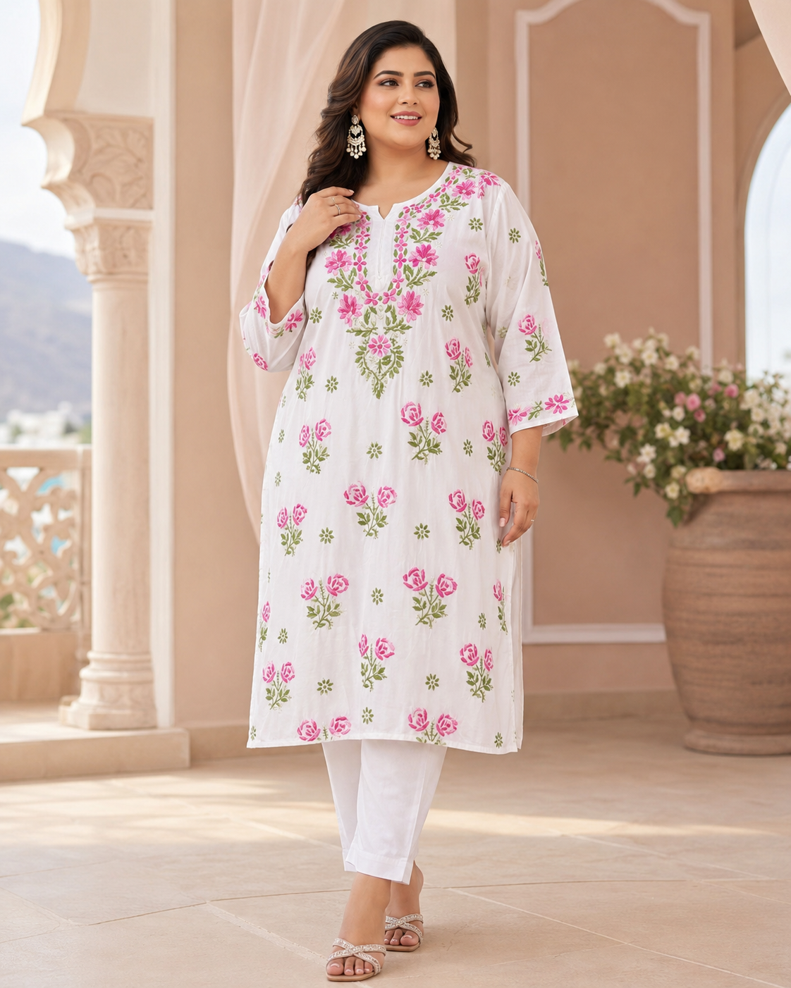 Gulbahar floral - The Chikan Store
