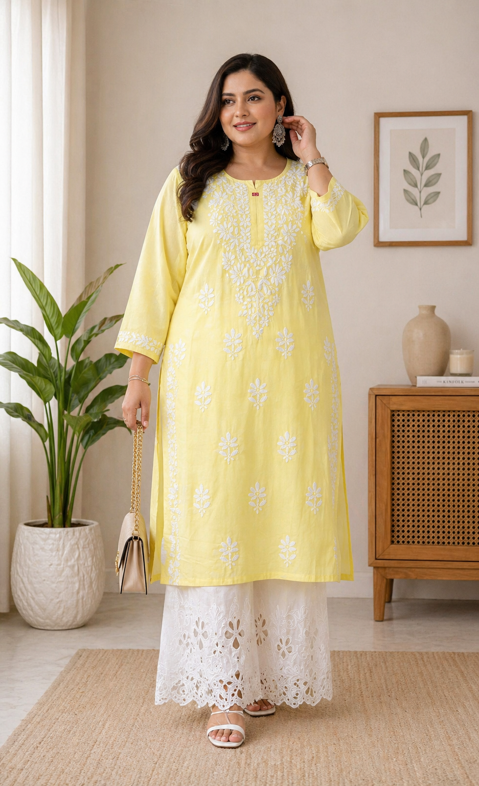 Sitara plus size kurtis - The Chikan Store