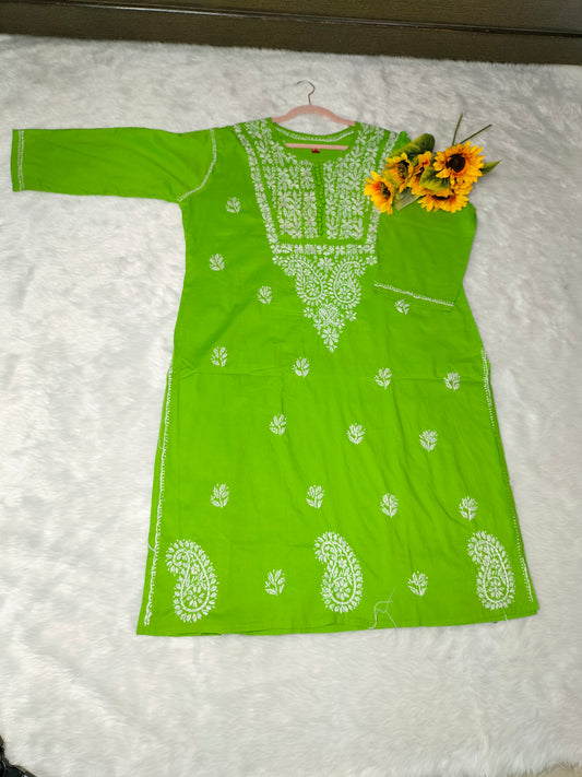 Naira plus size kurtis - The Chikan Store