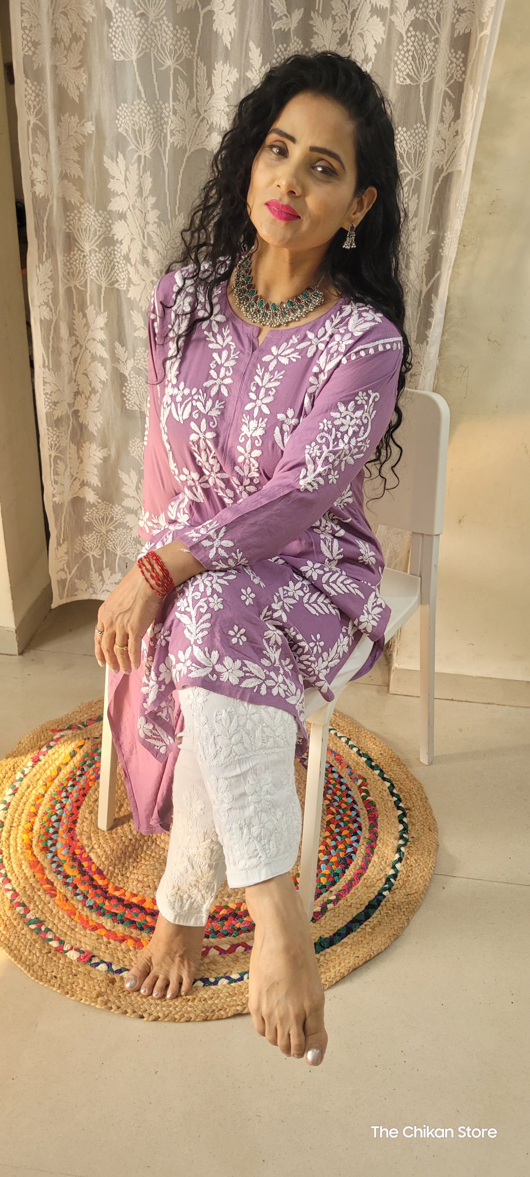 Kiara Modal kurtas - The Chikan Store