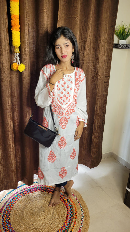 Mayra  cotton kurtis - The Chikan Store