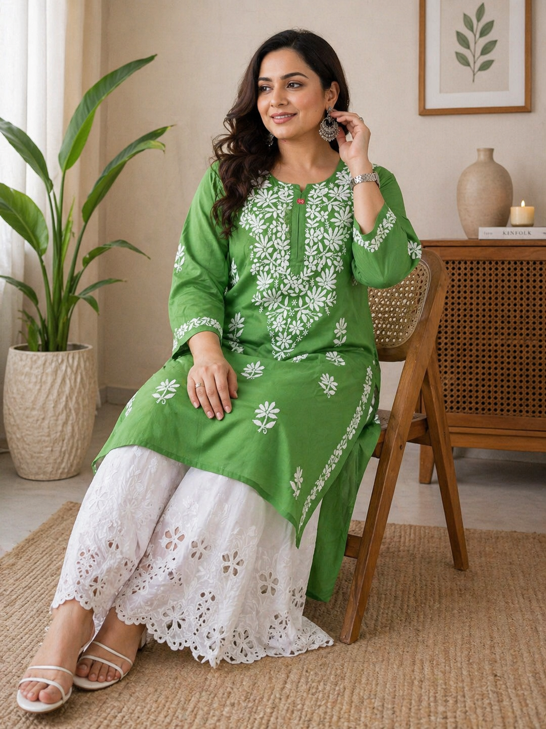 Sitara plus size kurtis - The Chikan Store