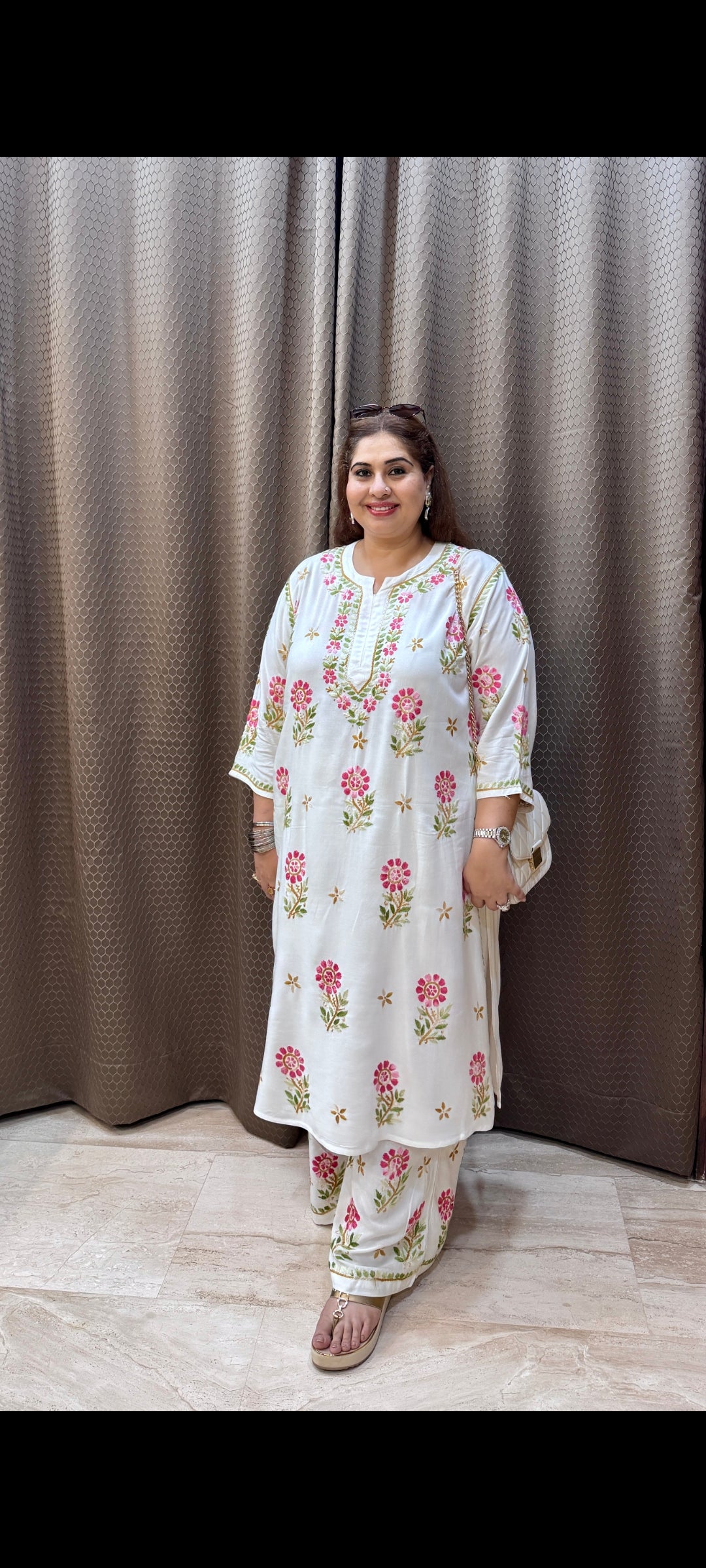 Gulabi noor - The Chikan Store