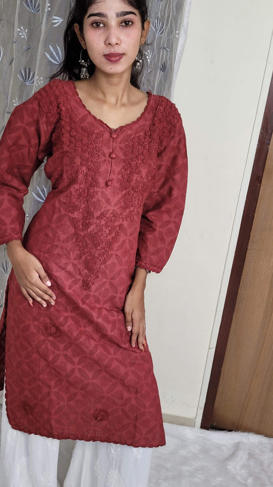 Cotton kurtis - The Chikan Store